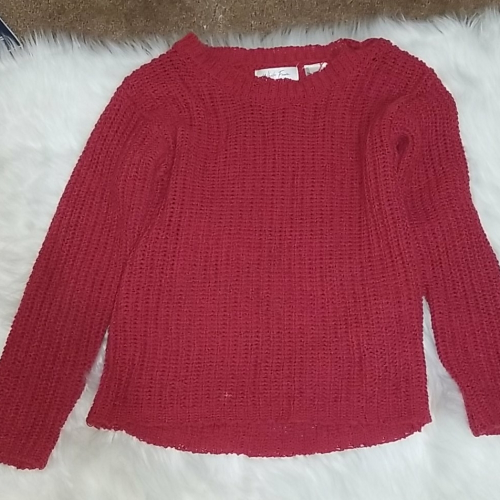 Maroon girls sweater size Small